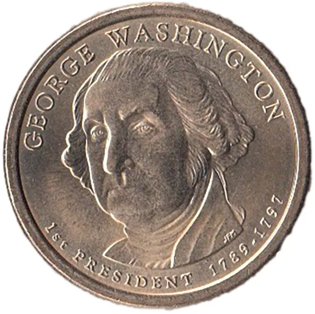 America Stati Uniti 1$ Dollaro 2007 GEORGE WASHINGTON Mint P ONE DOLLAR FDC UNC