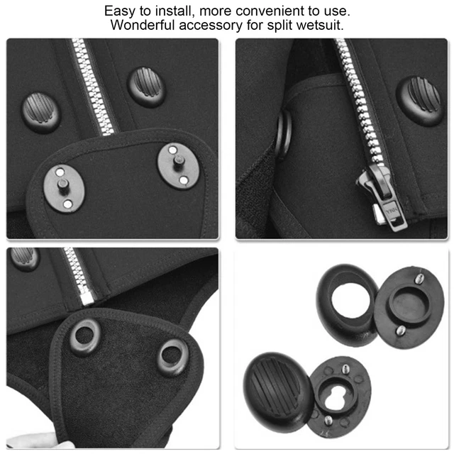Sports Split Diving Surfing Suit Fastener Buckle Quick Connect Slide Buckle D