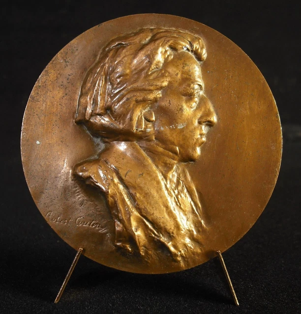 Plaque Médaille Bronze Frédéric Chopin 1810-1849 - Graveur Fix-Masseau - Occasion