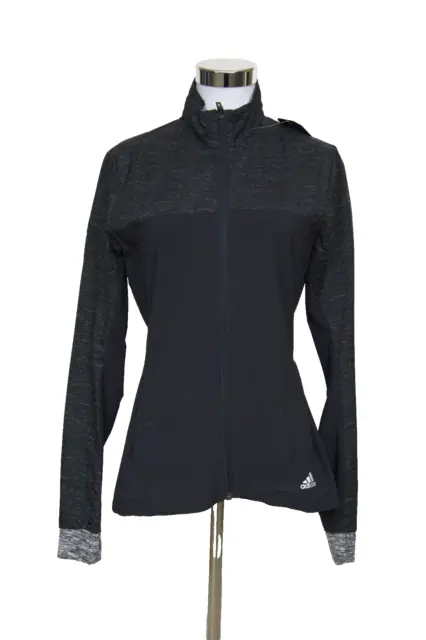 Adidas Women's Zip-up Jacket Black Small 086