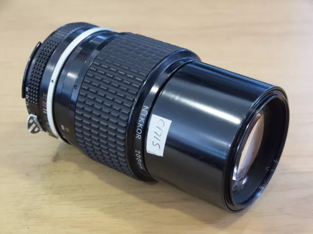 Nikon AI 200mm F4 Manual Focus Zoom Lens. St No C1715