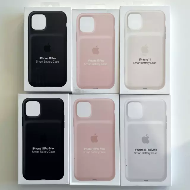 Apple Smart Battery Case Genuine For Iphone 11 / 11 Pro / Max - Black White Pink