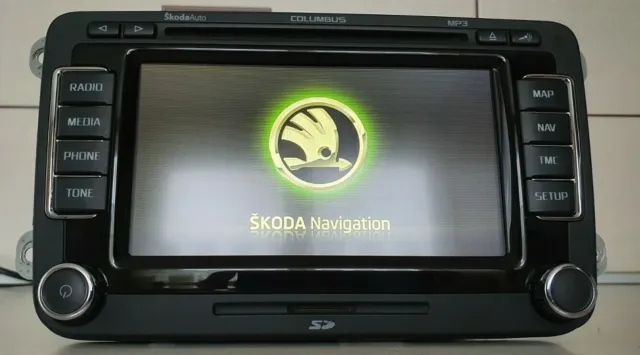 Original SKODA Navigation RNS510 RNS 510 3T0 035 680K v17 Maps Superb, Octavia