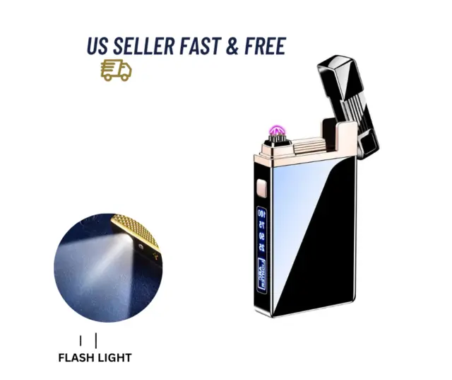 Electric Lighter Plasma Dual Arc Lighter USB Rechargeable Beautiful Lighter