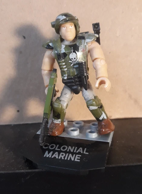 MEGA CONSTRUX HEROES Serie 1 Aliens Colonial Marine con todos los