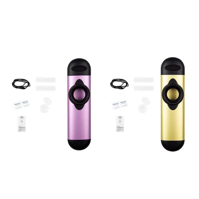 Kazoo Durable avec 10 Flute Membrane Metal Kazoo Flute Kids Music Lovers
