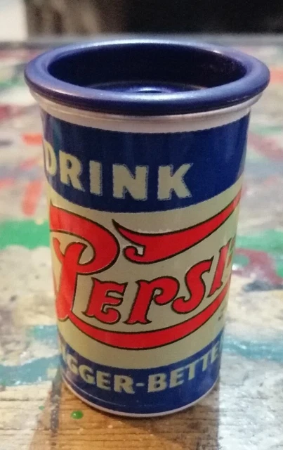 Temperino Temperamatite in alluminio PUBBLICITARIO PEPSI-COLA VINTAGE COLLEZIONE