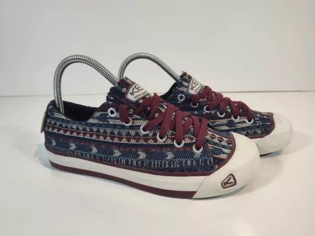 Keen Coronado II Vulcanized Aztec Print Lace Up Sneakers Womens 7 Shoes