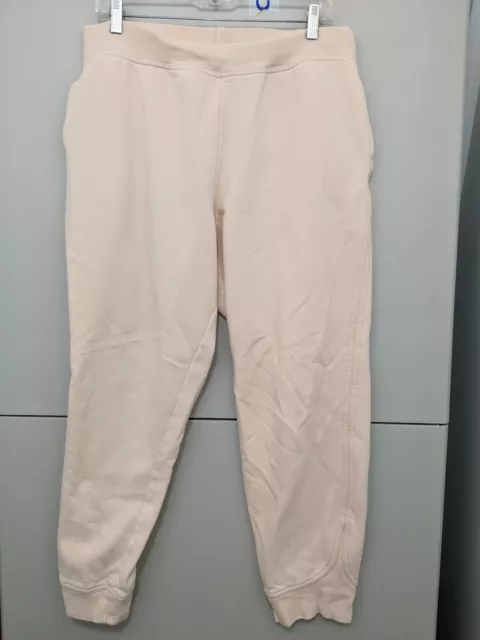 Alexander Wang Womens Jogger Sweatpants Solid 2 Pocket Stretch Peach Pink Medium