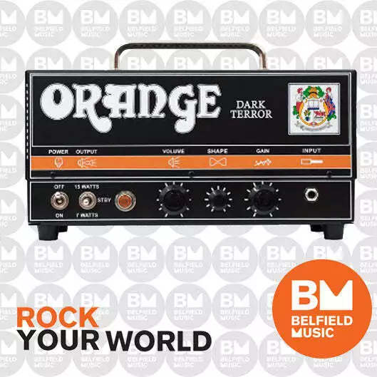 Orange DA15H Dark Terror Guitar Amplifier 15w Head Amp - Brand New