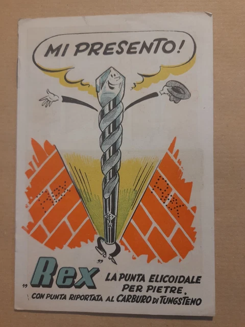 Opuscolo Vintage Pubblicitario Punte Rex , Pubblicita'
