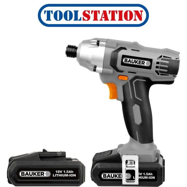 Bauker 18v cordless drill driver on sale 2 x 1.5 ah