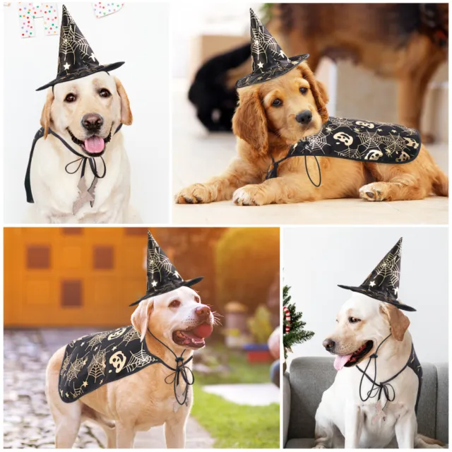 Costume cane Halloween mantello spettacolo per animali domestici performance natalizia 3