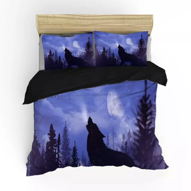 Wolf Moon Single/Double/Queen/King/Doona/Duvet/Quilt Cover Set Boys Gift Ideas 2