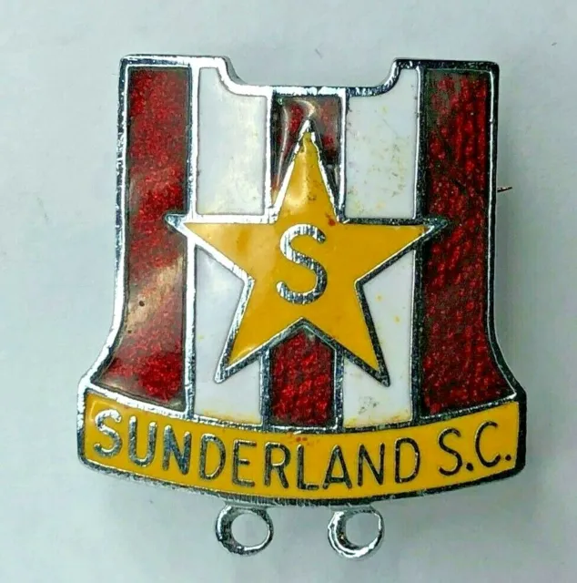 1971-74 Sunderland Stars Speedway Supporters club Enamel Badge