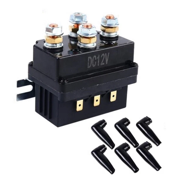 Relè contattore di alta qualità per verricelli ATV/UTV 12 V 6 fogli inclusi