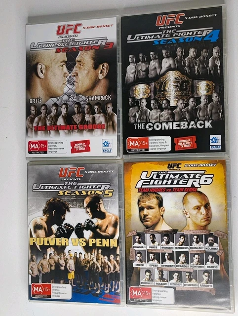 UFC DVD THE Ultimate Fighter Seasons 3, 4, Reg Reality USA