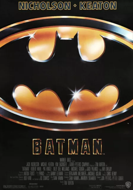 Batman (1989) Movie Poster / 50x70 cm / 24x36 in / 27x40 in / #291