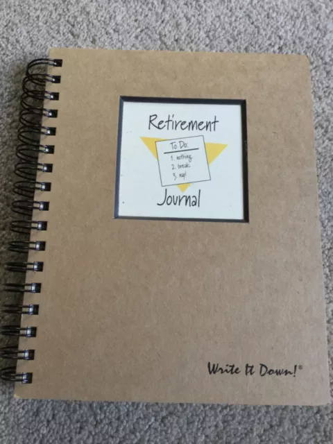 Retirement Journal Celebration Guest Book Gift Memories Address Phone Keepsake