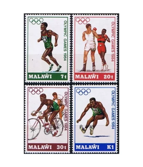 Malawi 428/31 ** Olympische Sommerspiele in Los Angeles