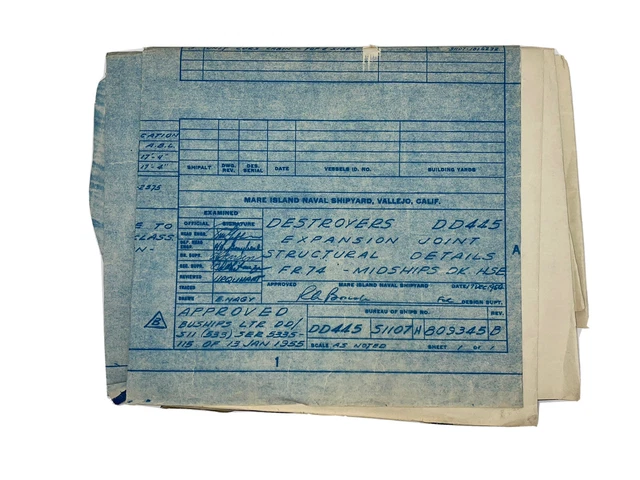 Fletcher-class destroyer blueprints