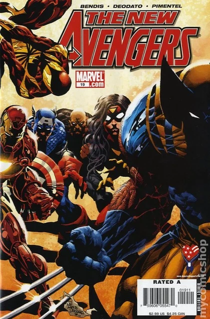 New Avengers #19 VG 2006 Stock Image Low Grade