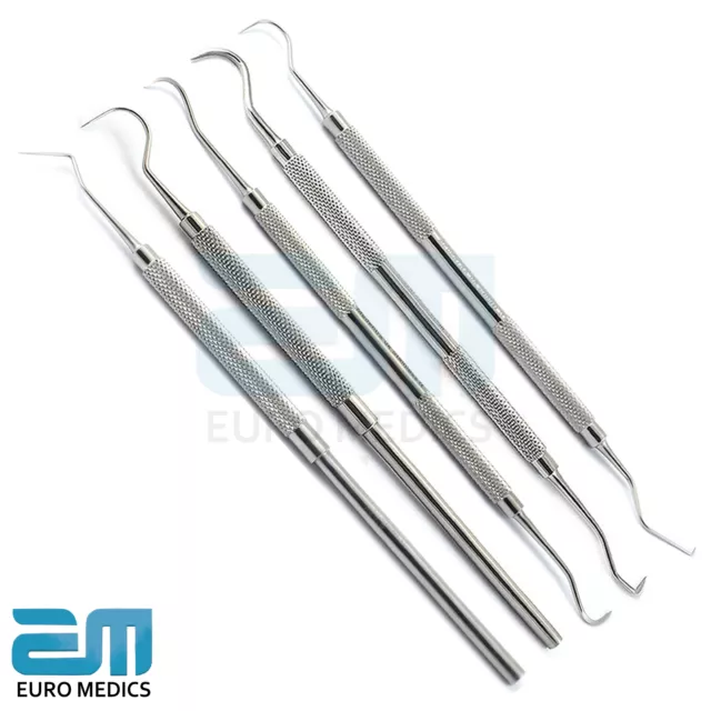 Examen dentaire sondes parodontales échalonneurs dentiste instruments de nettoyage des dents