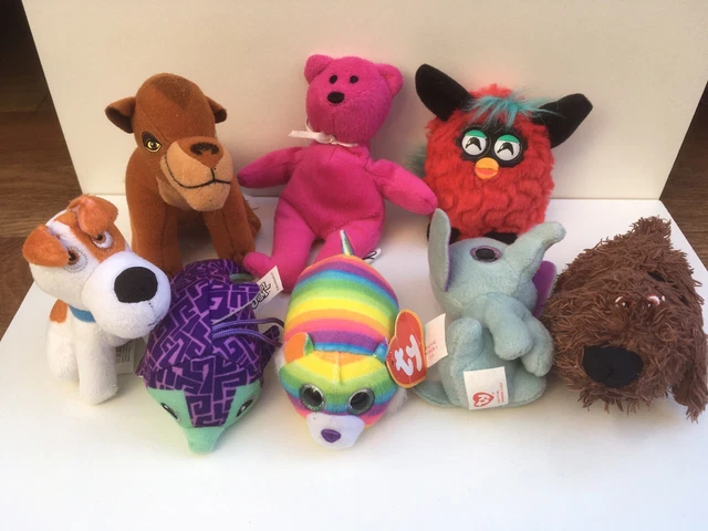 McDonalds Happy Meal Stofftier Konvolut von 8 inkl. Ty, Haustiere, Furby