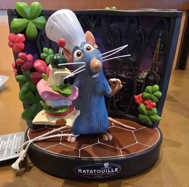 DISNEYLAND PARIS CHEF Remy Ratatouille Figurine Ornament Disney Parks ...