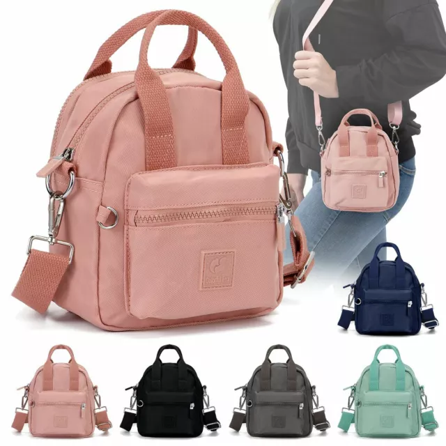 Women Waterproof Mini Backpack Purse Adjustable Strap Shoulder Travel Rucksack