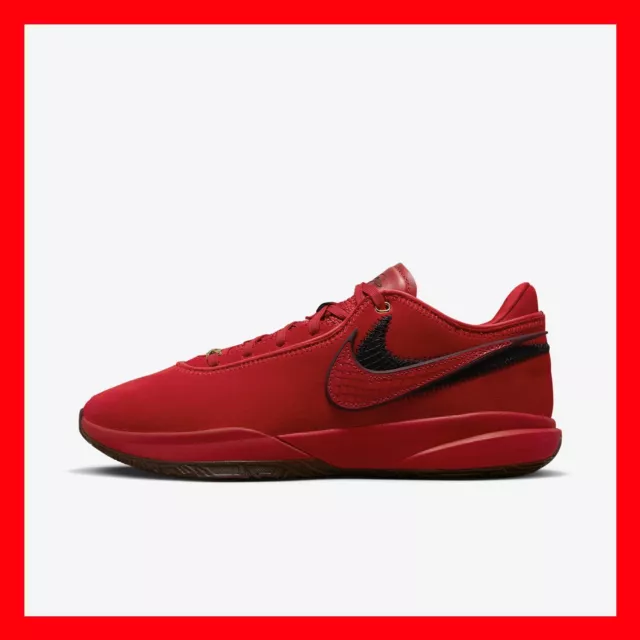 Nike LeBron XX Gym Red /Burgundy Crush/Black DV1193-600 Men's Size 14 NO LID Nike LeBron XX Gym Red /Burgundy Crush/Black DV1193-600 Men's Size 14 NO LID