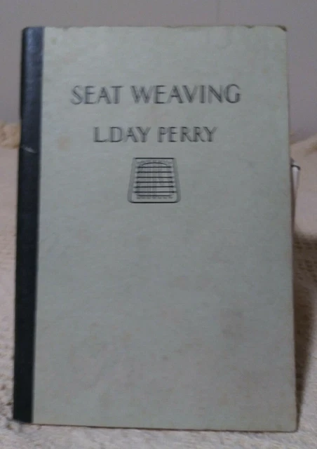 Asiento de libro vintage tejido de L. Day Perry