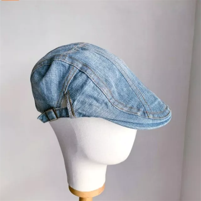 Femmes Hommes Jeans Journaux Gatsby Béret Chapeau Conduite Plat Casquette Rétro