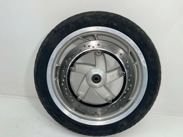 2007 00-09 Buell Blast 500 Start dust Silver Front Wheel Rim & Tire