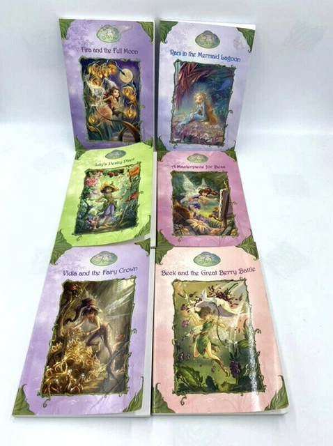 Disney Fairies Chapter Book Lot Of 6 Fira Rani Lily Bess Vidia Beck