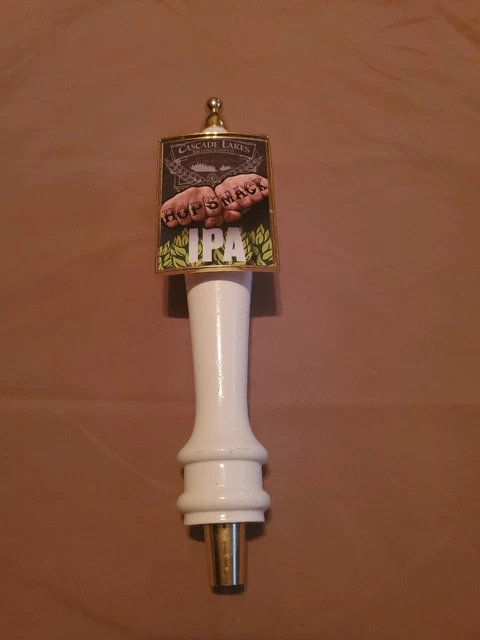 Cascade Lakes Brewing HOPSMACK Beer Tap Handle Oregon IPA