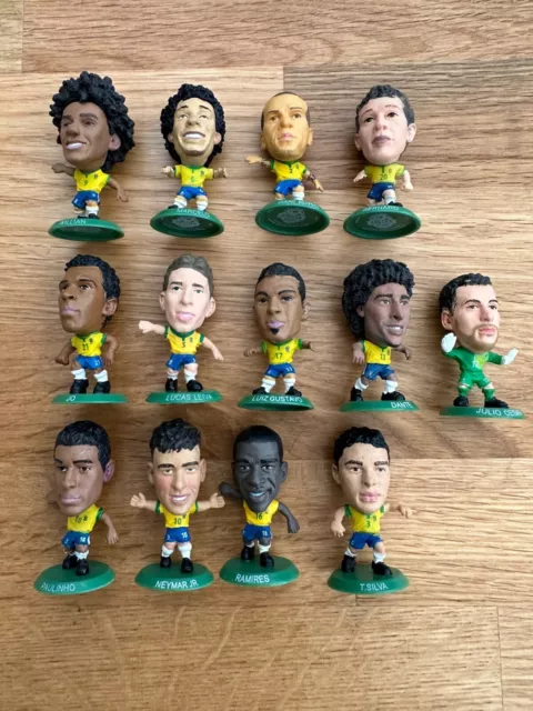 2014-15 Brazil Soccerstarz Figurines Team Pack