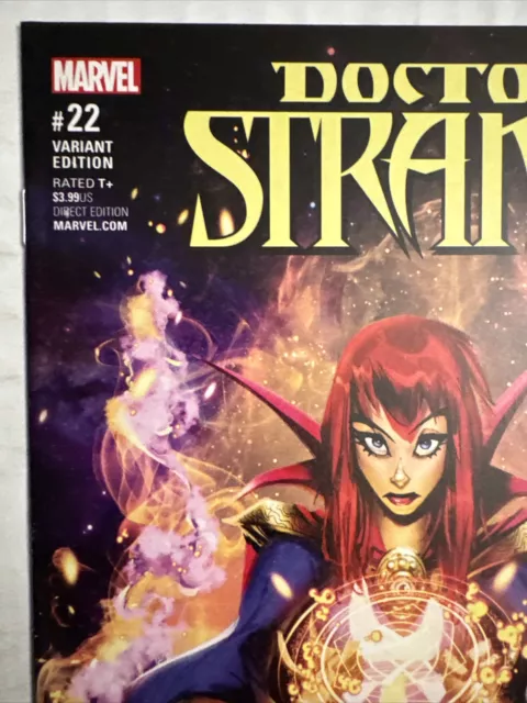 Doctor Strange #22 Marvel (2017) NM+ Variant Mary Jane Cover Marvel Comics 3