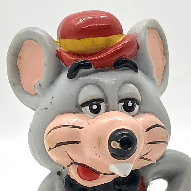 Vintage Chuck E Cheese Figurine Showbiz Pizza Time 1985 Resin 2 5 11 Vintage Chuck E Cheese Figurine Showbiz Pizza Time 1985 Resin 2 5 11