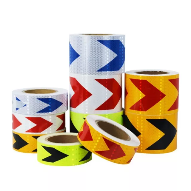 Anti-collision Safety Warning Sign Stickers Tape PVC Reflective Strip Decoration