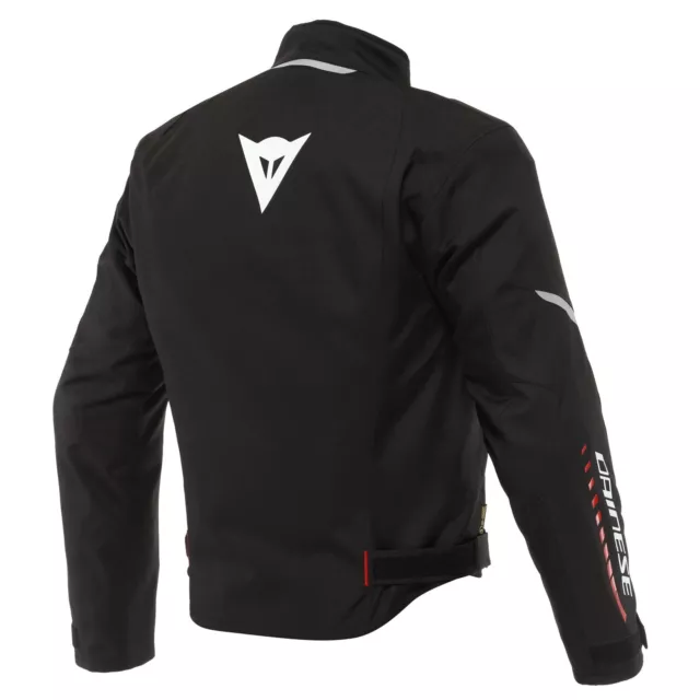 Dainese Veloce D-Dry Jacke Schwarz/Weiß/Rot 48 sportliche Motorrad Jacke NEU++ 2