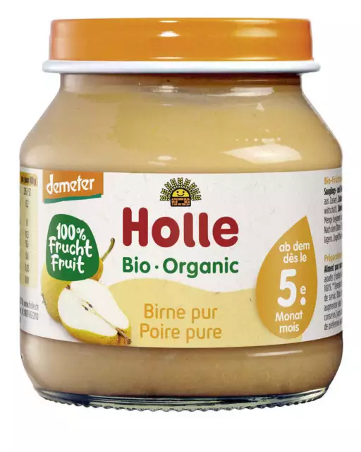 6 x Holle pear pure, 125g