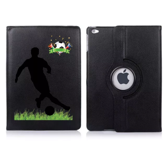 Support étui rotatif 360 Football 03 pour Apple iPad 2