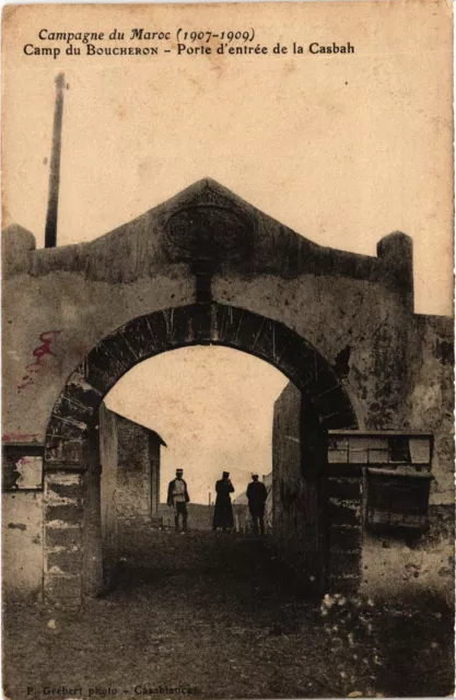 CPA AK MAROC Camp de Boucheron Porte entree de la Casbah (1319122)