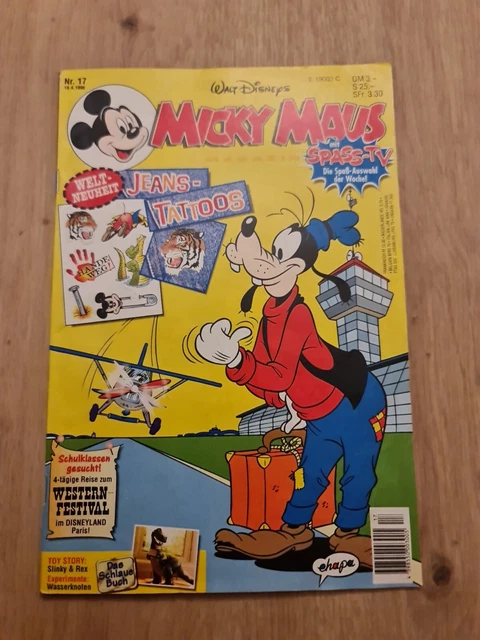 Micky Maus Heft Nr. 17 / 1996 Mit Extra