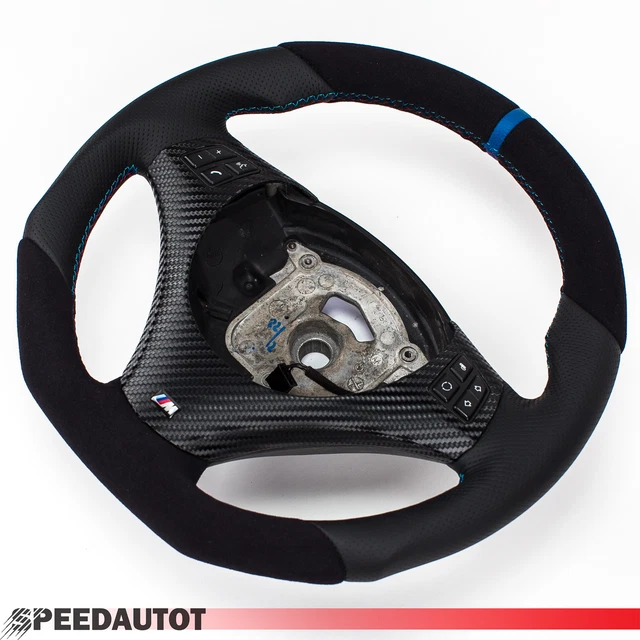 ALCANTARA VOLANT EN Cuir pour BMW M-POWER E87, E88 Avec Couverture