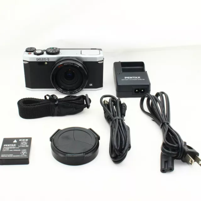 Pentax MX-1 MX1 12.0MP Digital Camera Silver  #8108