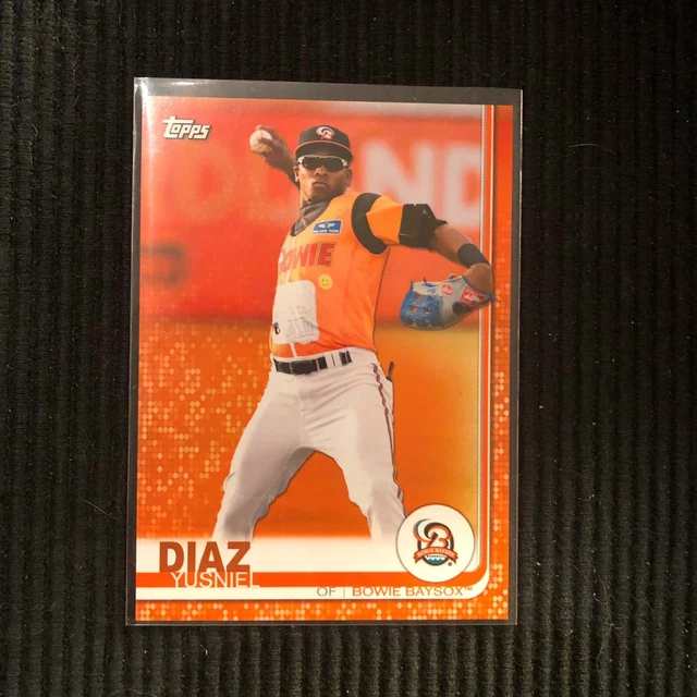 2019 TOPPS PRO Debut 42 Yusniel Diaz * Bordure Orange 22/25* Bowie