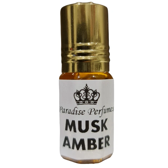MUSK AMBER Perfume Oil by Paradise Perfumes - Spicy Fragrance Scent Oil 3ml