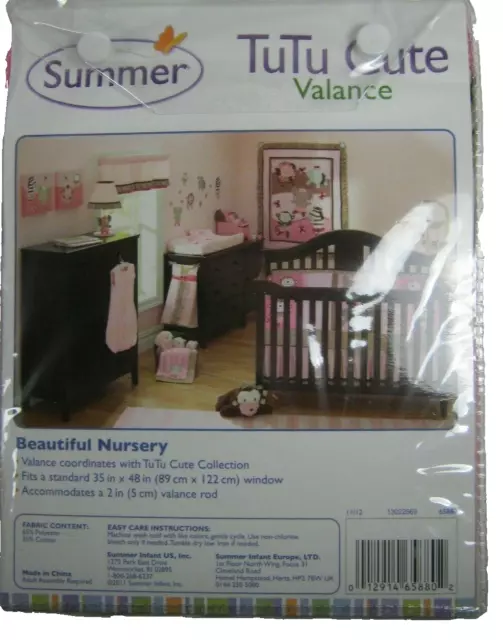 Summer TuTu Cute Nursery Window Valance New 2